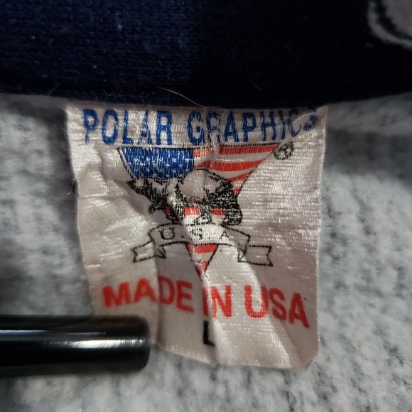 Vintage Polar Graphics Alaska 1/4 Zip Sweatshirt L - Picture 6 of 6